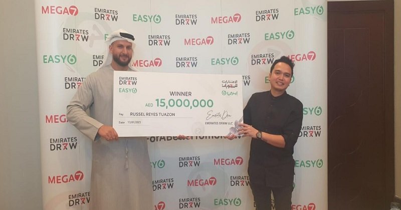 UAE में अमीरात ड्राॅ ने रातों रात पलटी इस प्रवासी की किस्मत, इनाम में जीत लिए 15 मिलियन दिरहम की बड़ी रकम